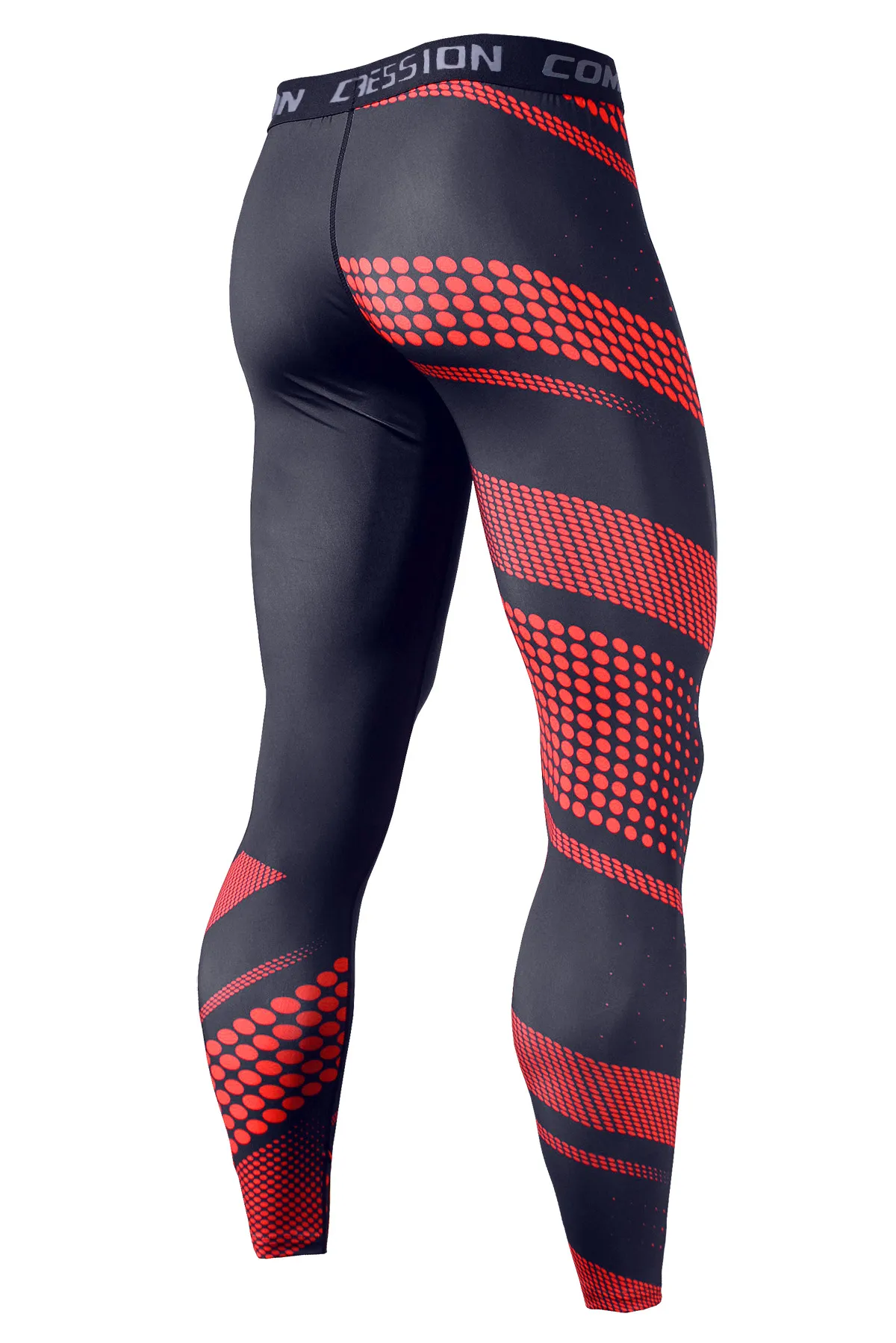 Men's Running Leggings Sportswear Quick Dry Gym Fitness Tights Workout Training Jogging Sports Trousers Compression Sport Pants